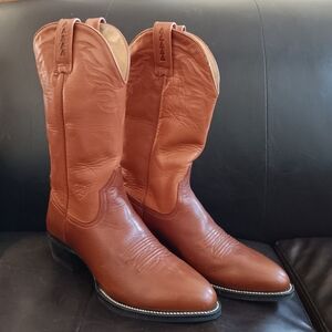 Ariat Brown Leather Cowboy Boots